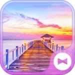 sunset wharf android application logo